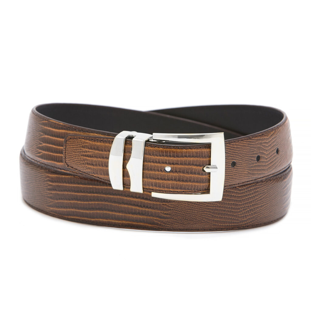 BROWN Color LIZARD Skin